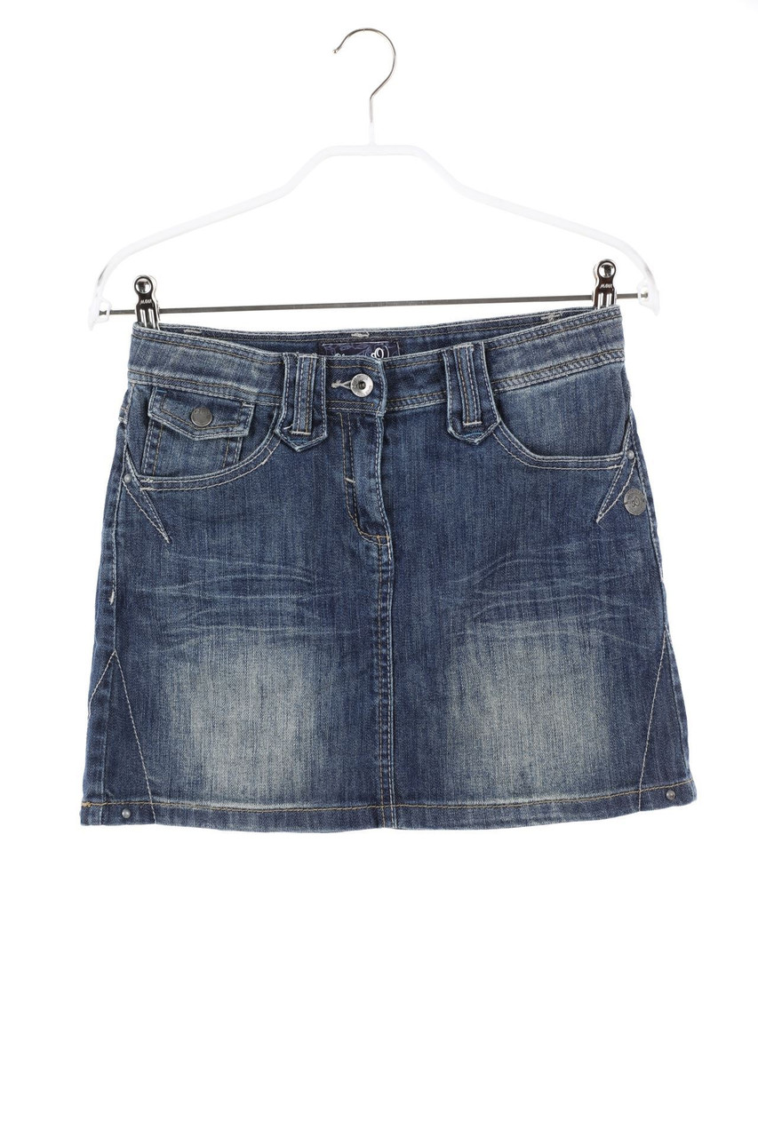 s.Oliver junior - Used Look-Jeans-Rock - 152