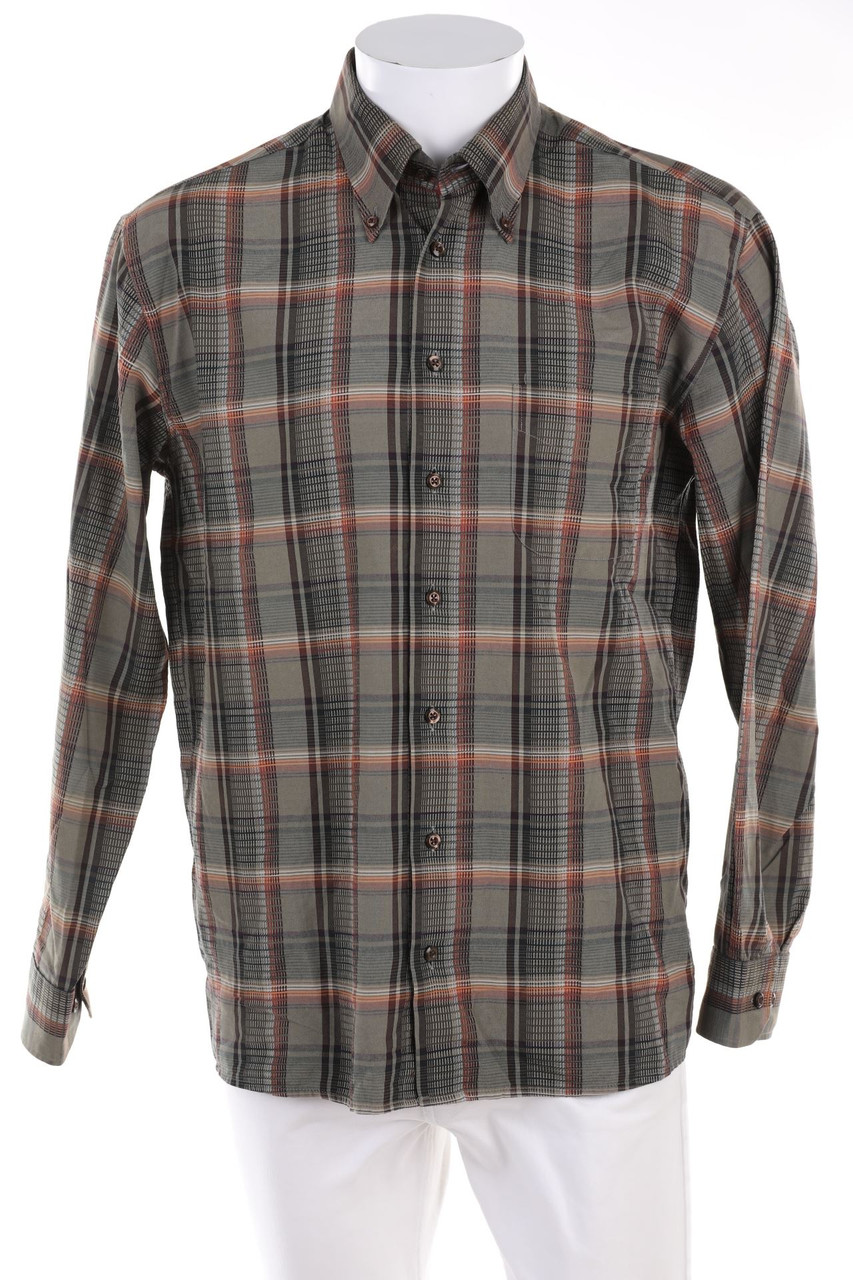 SECONDHAND - kariertes Button-down-Hemd - M