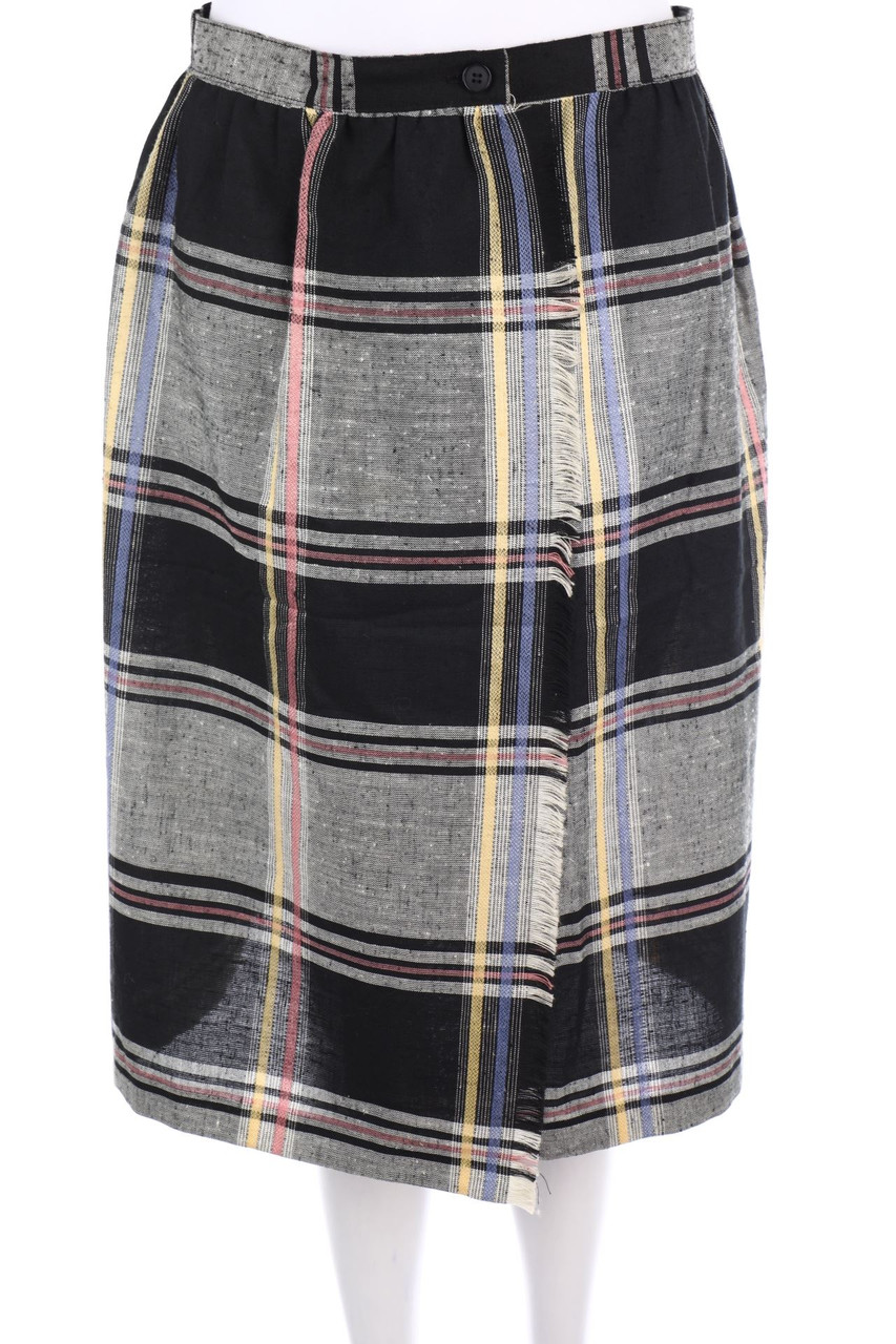 PERSONAL PETITES - Wickel-Rock mit Karo-Muster - S