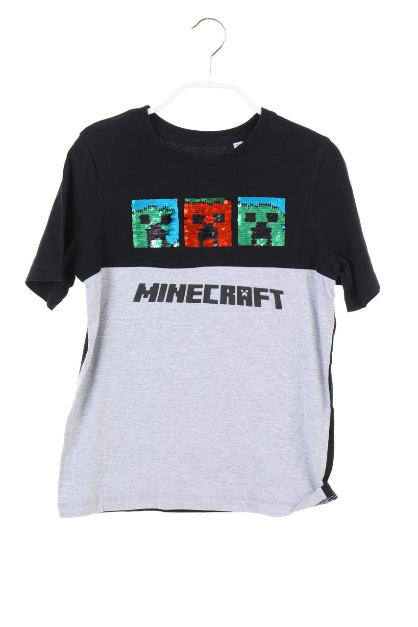 Mojang Studios - T-Shirt mit Wende-Pailletten - 134