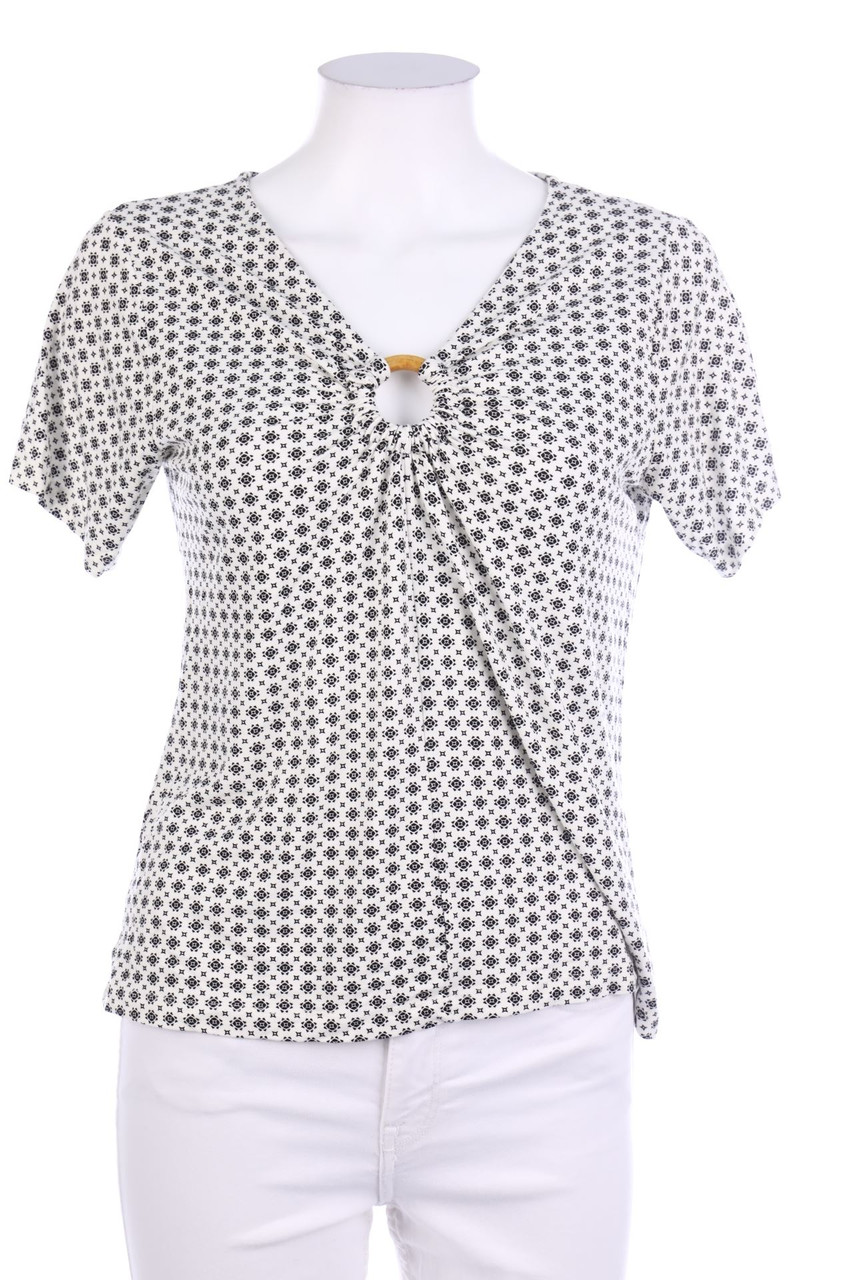Chicorée - Kurzarm-Shirt mit Muster - M