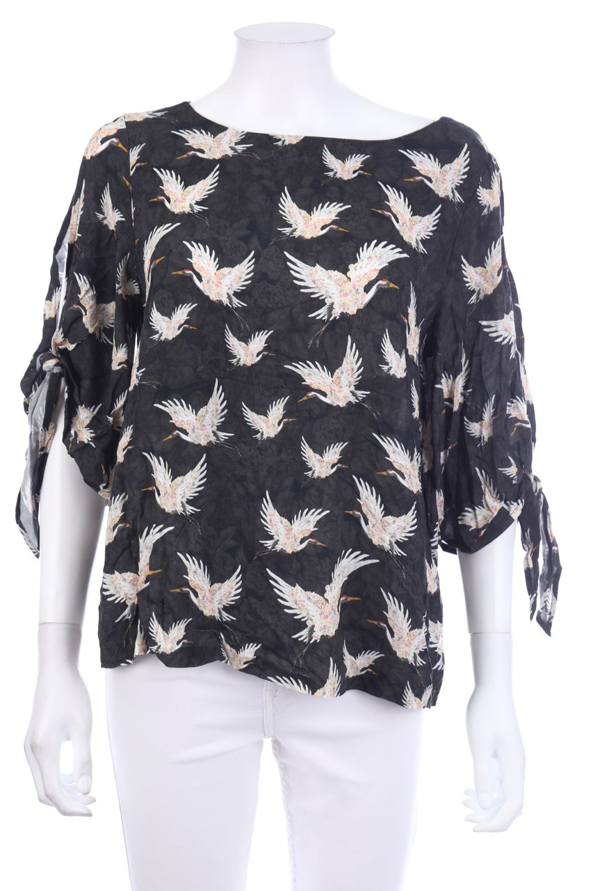 H&M - Bluse mit Print - M