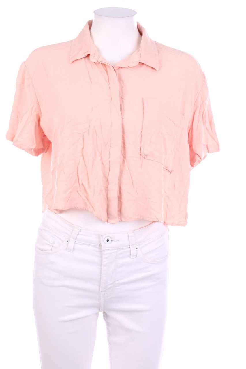 ALCOTT - Cropped-Kurzarm-Bluse - M