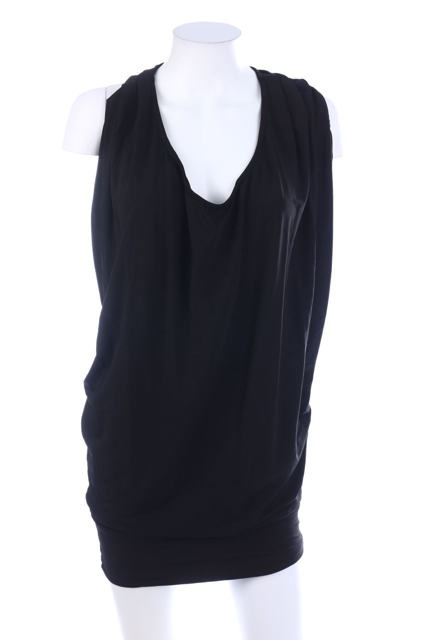 VILA - Kleid mit Wasserfall-Ausschnitt - XS