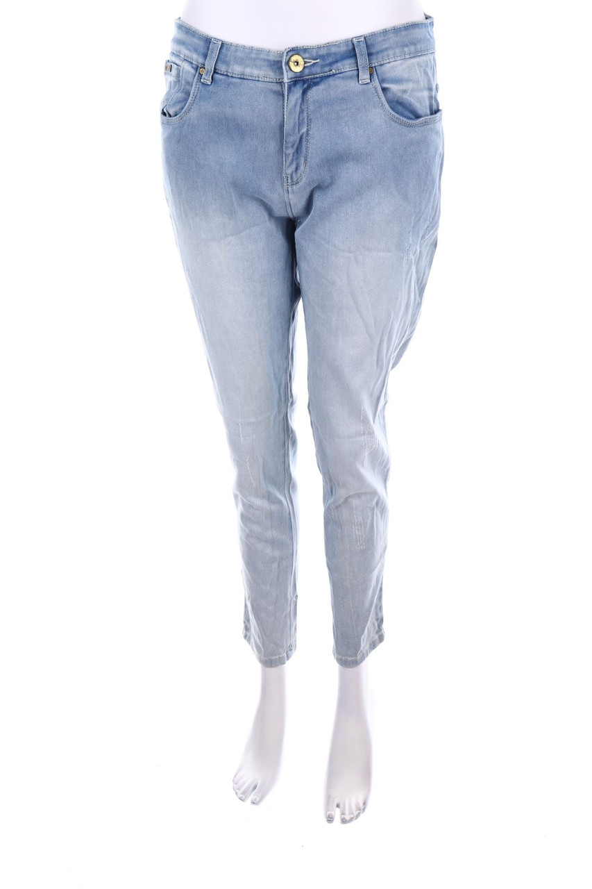 VIBE - Used Look Skinny-Jeans - W34