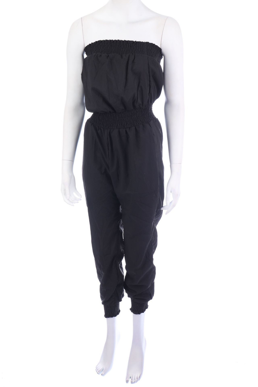 Ohne Label - Jumpsuit mit Smok-Details - L