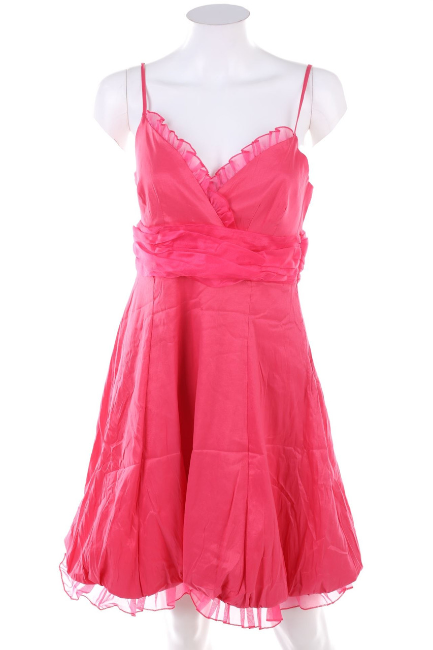 SECONDHAND - Abendkleid mit Rüschen - D 40