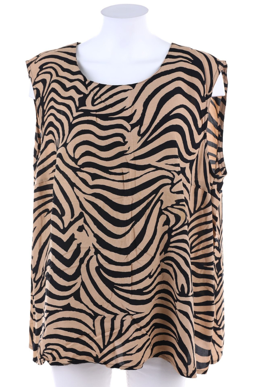 A&R moden - Blusentop mit Animal-Print - D 50