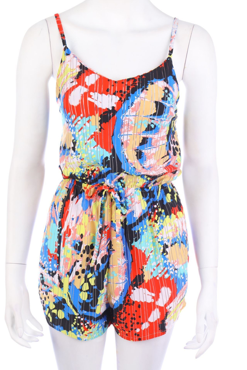 Ohne Label - Playsuit mit Print - S