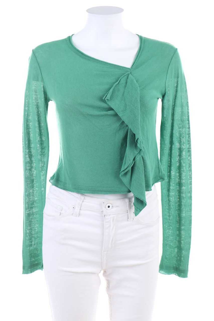 Doralice - Strick-Pullover mit Volants - S