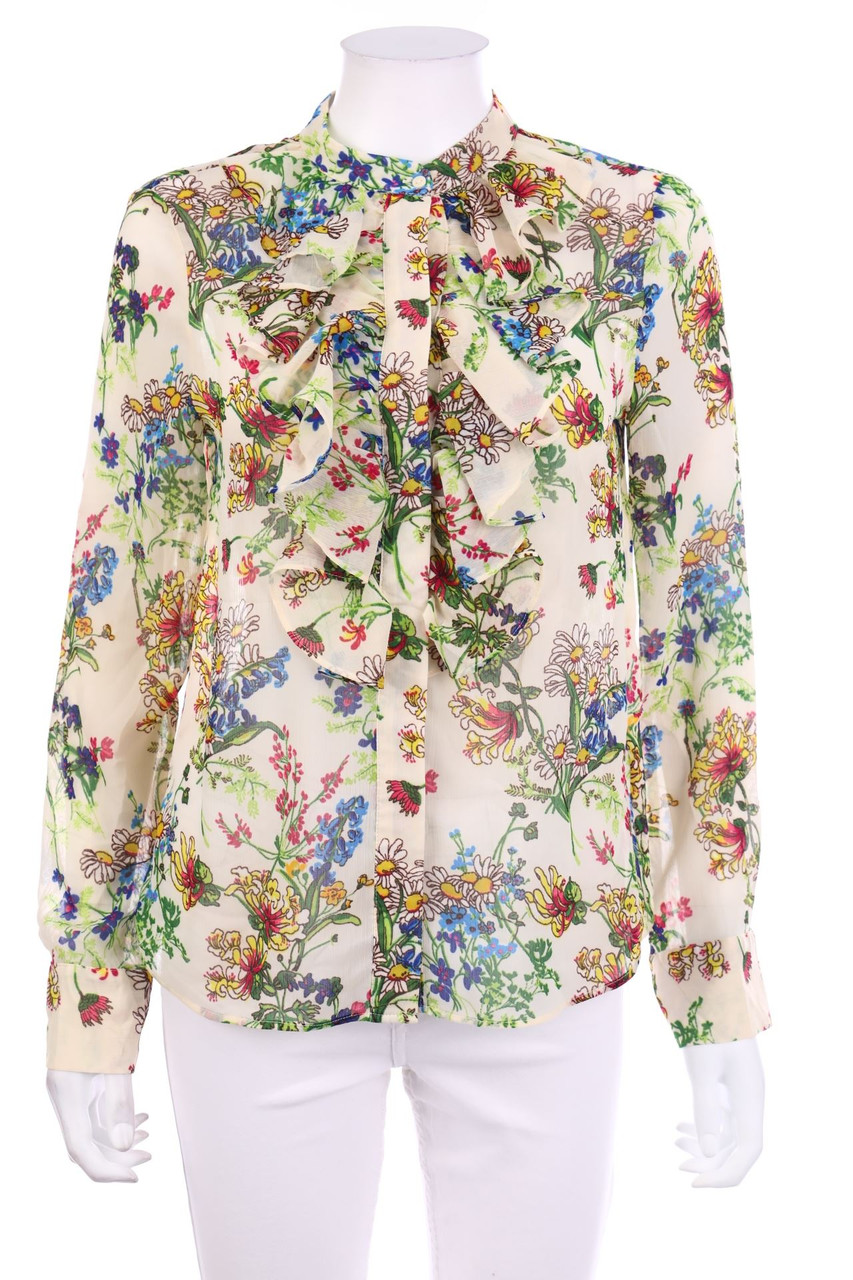 H&M - Volant-Bluse - S