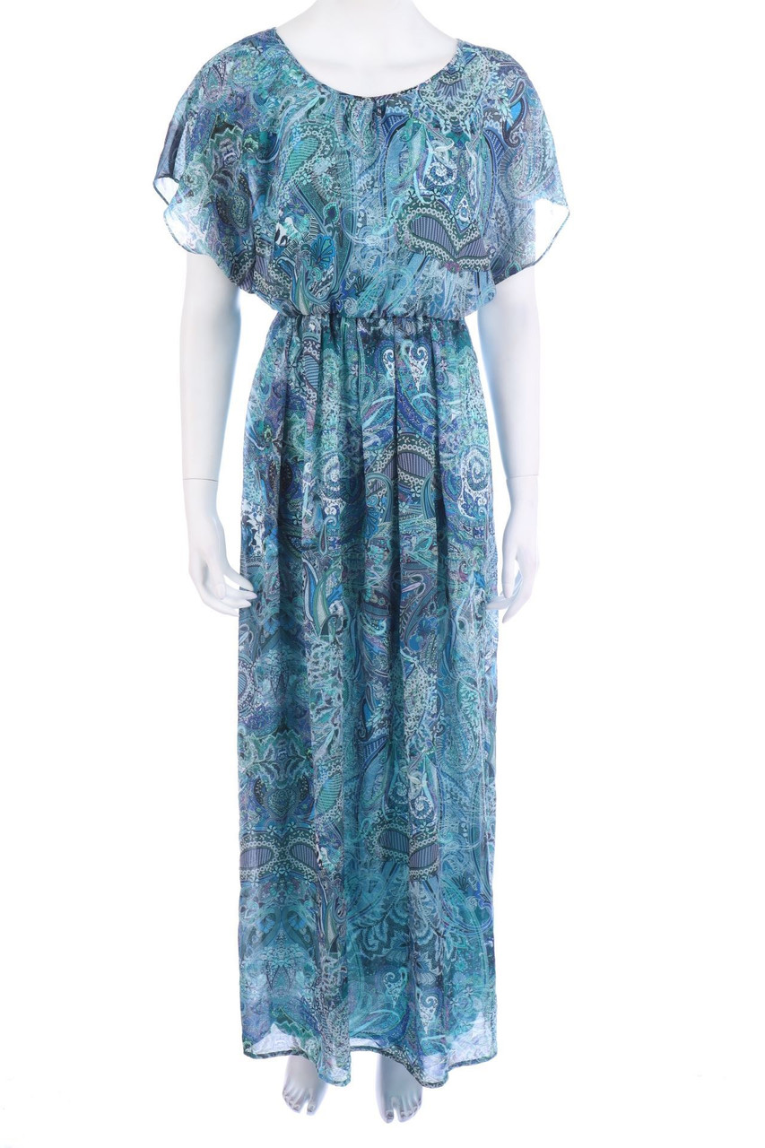 TAIFUN - Maxi-Kleid mit floralem Muster - D 34