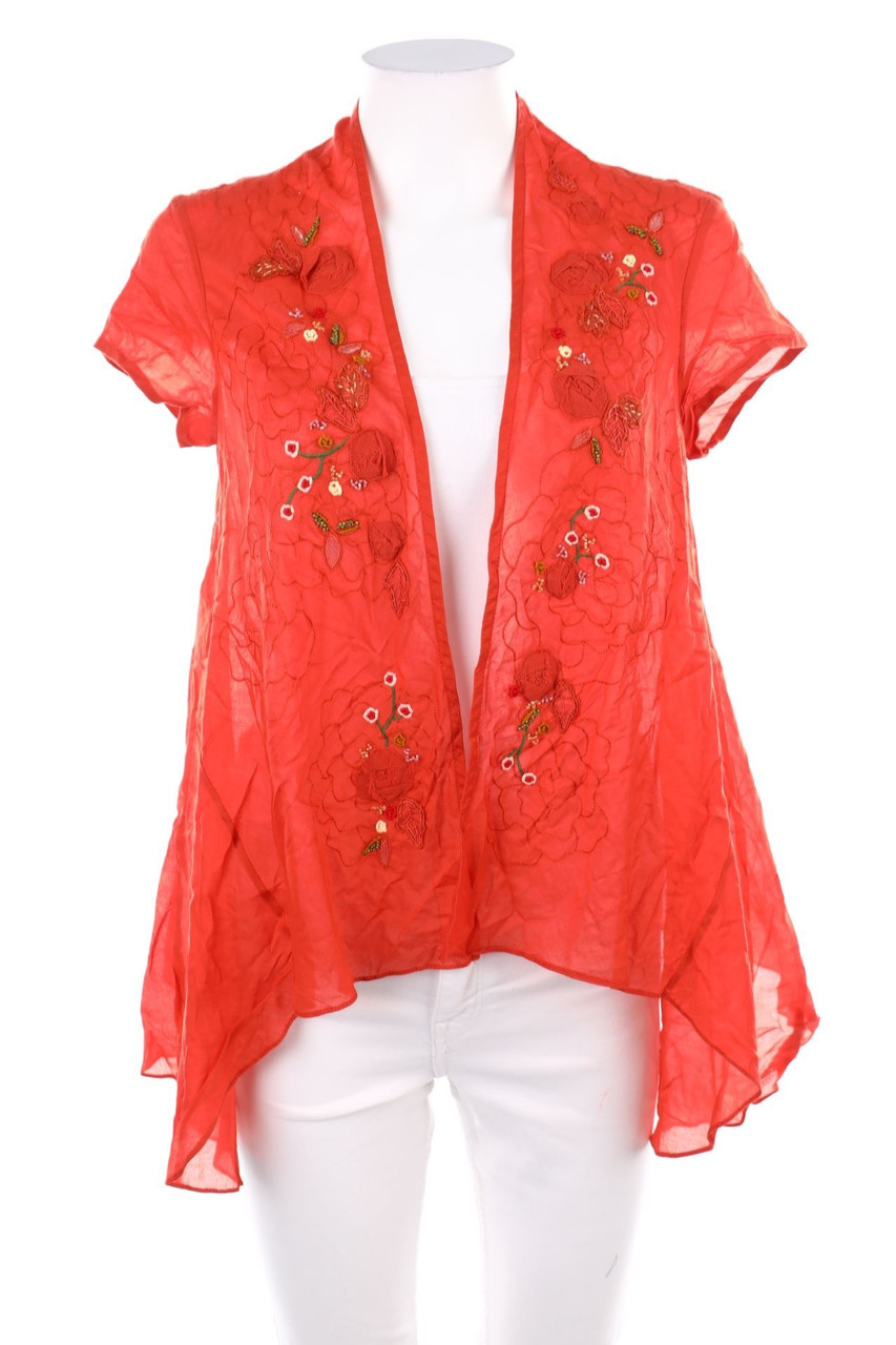 mama & Leon - Bluse mit Stickereien - M