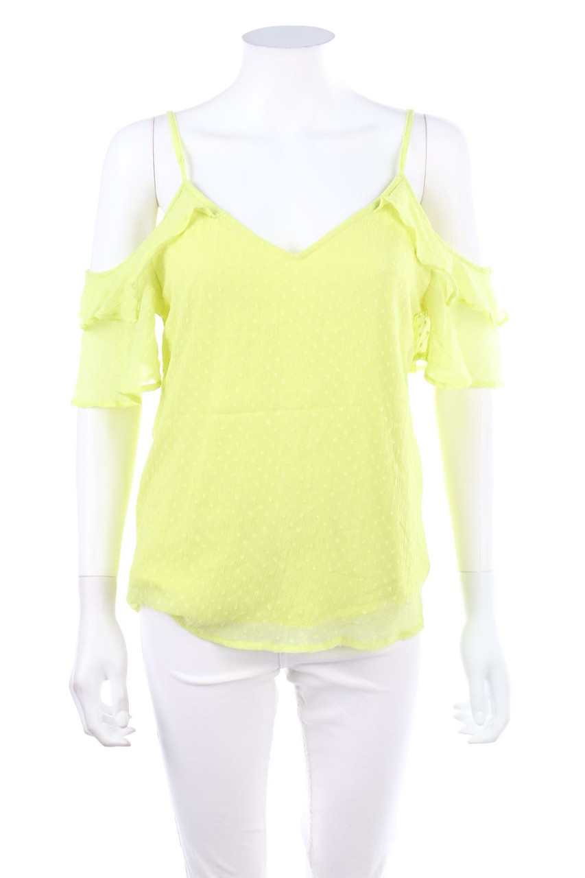 C&A - Cold-Shoulder-Chiffon-Top mit Volants - S