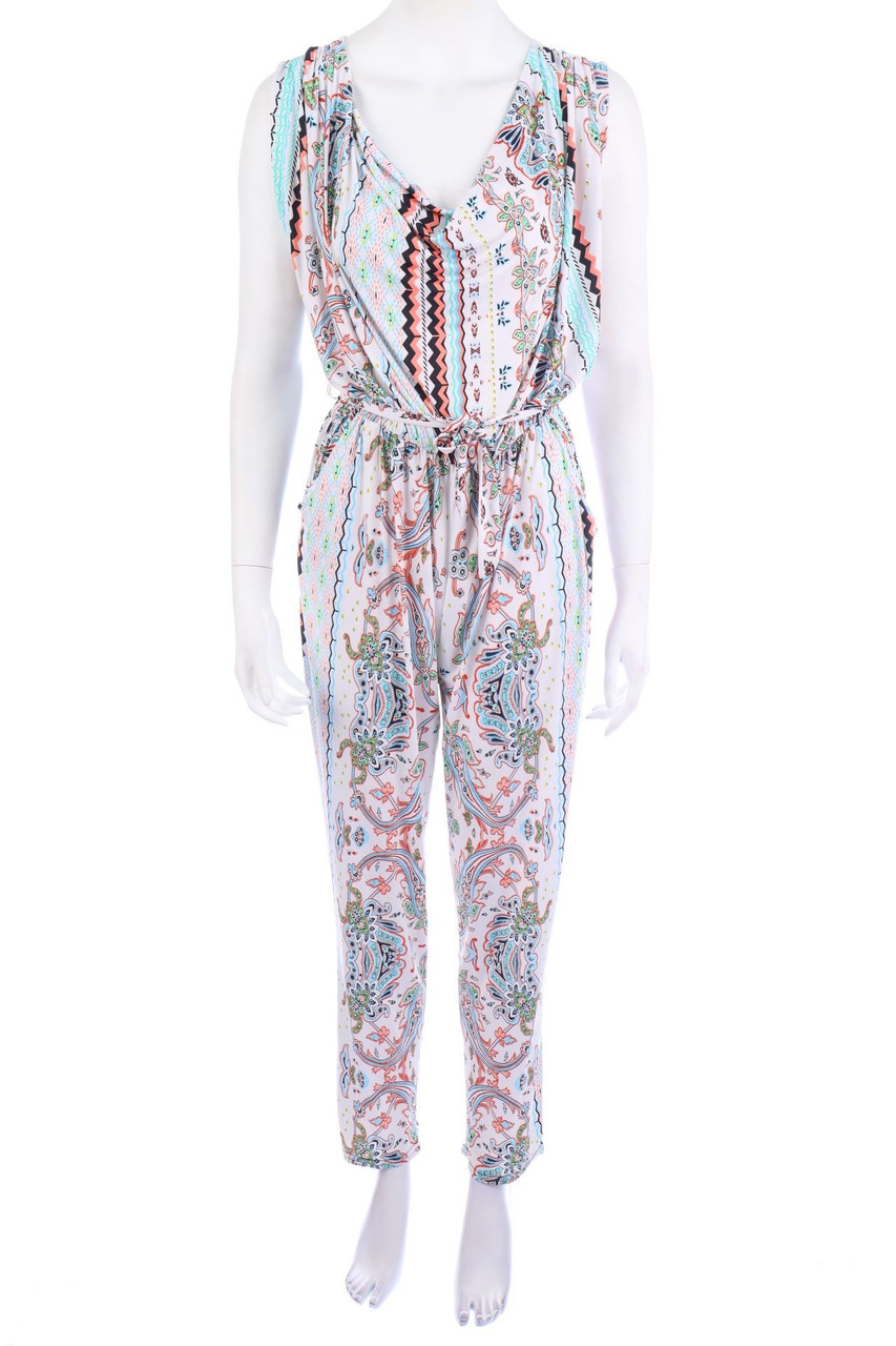SECONDHAND - Jumpsuit mit Print - M