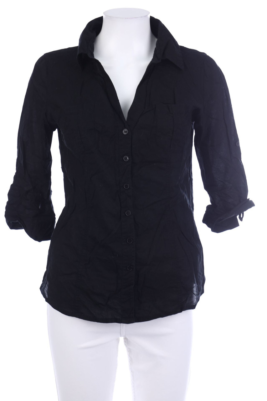 FSBN - Baumwoll-Bluse mit 3/4-Ärmel - M