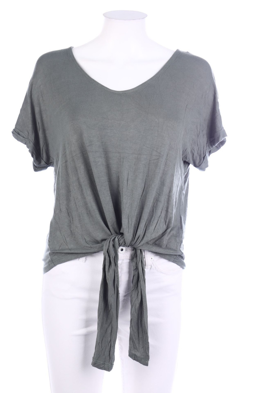 Chicorée - Kurzarm-Shirt zum Knoten - M