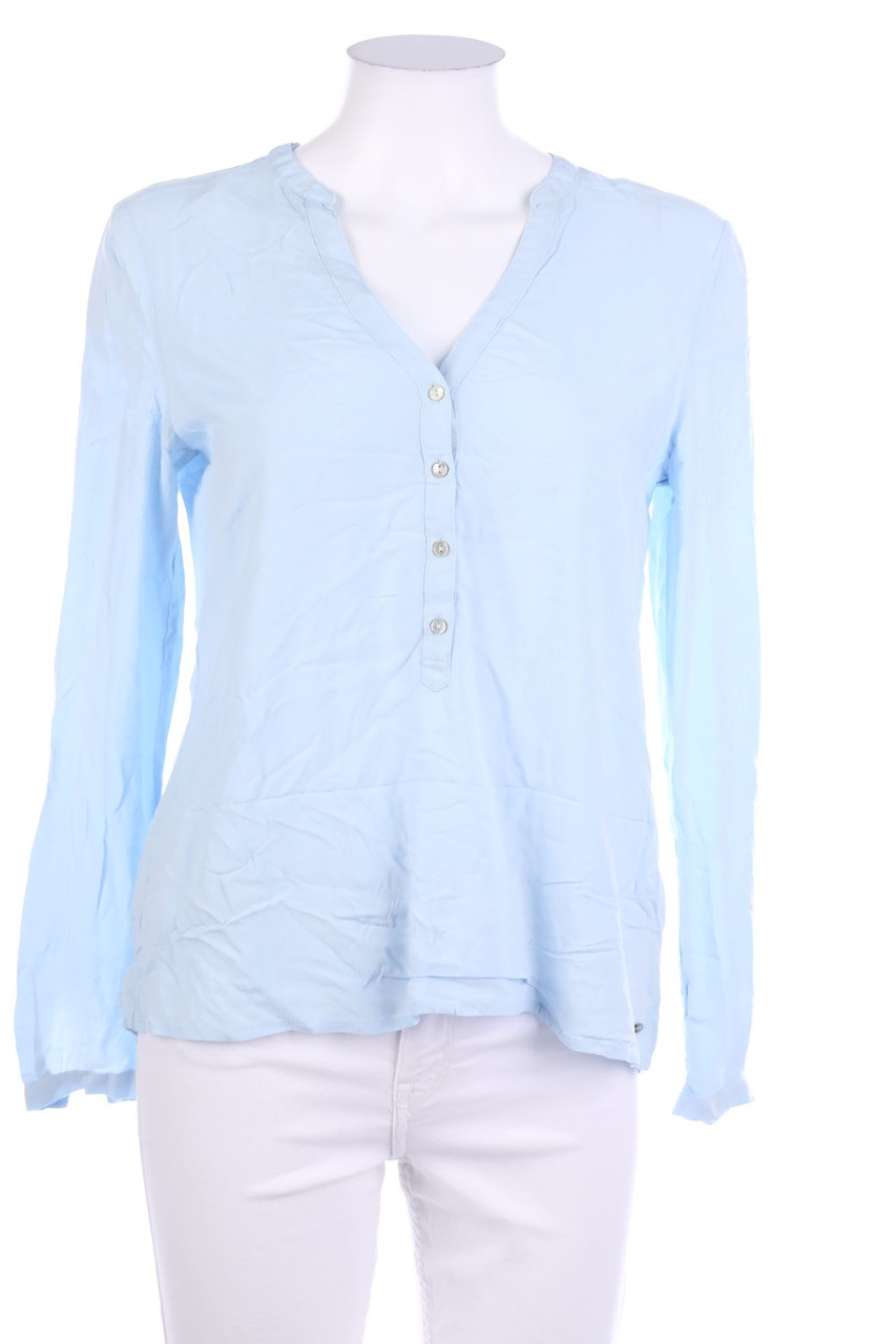 ESPRIT - Bluse mit Roll-up-Manschette aus Viskose - XS