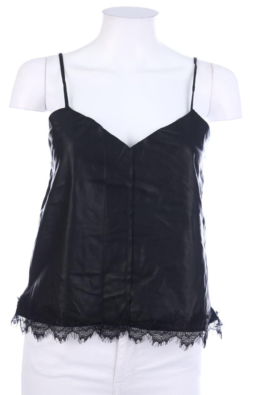 Bershka - Blusentop mit Spitze - S