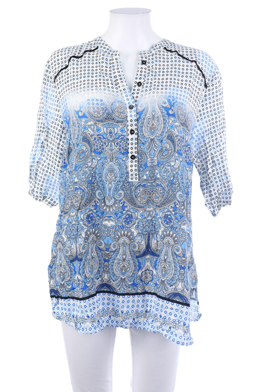 Mona - Kurzarm-Bluse - 2XL