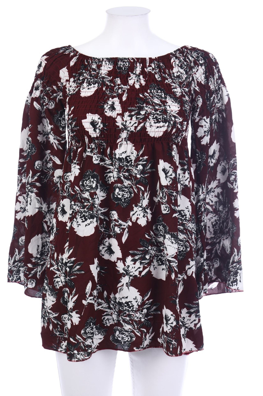TODAY - Bluse mit Blumen-Print - S