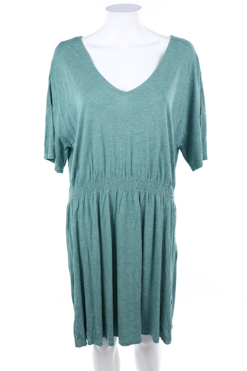 Ohne Label - Kleid mit Smok-Details - XL