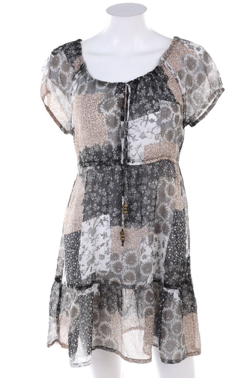 Street One - Chiffon-Kleid mit Blumen-Print - D 36