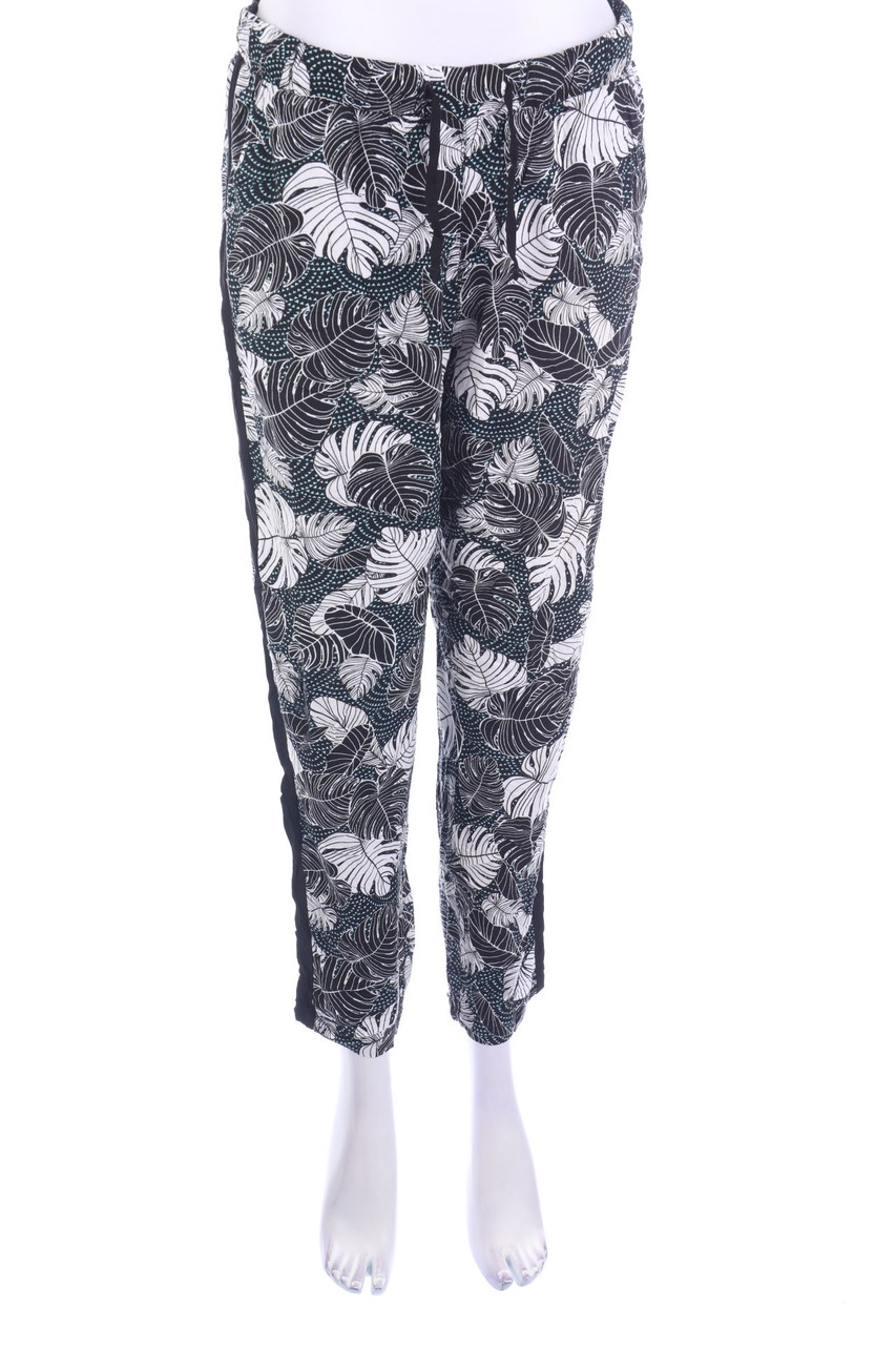 blue motion - Jogger-Hose mit Muster aus Viskose - S