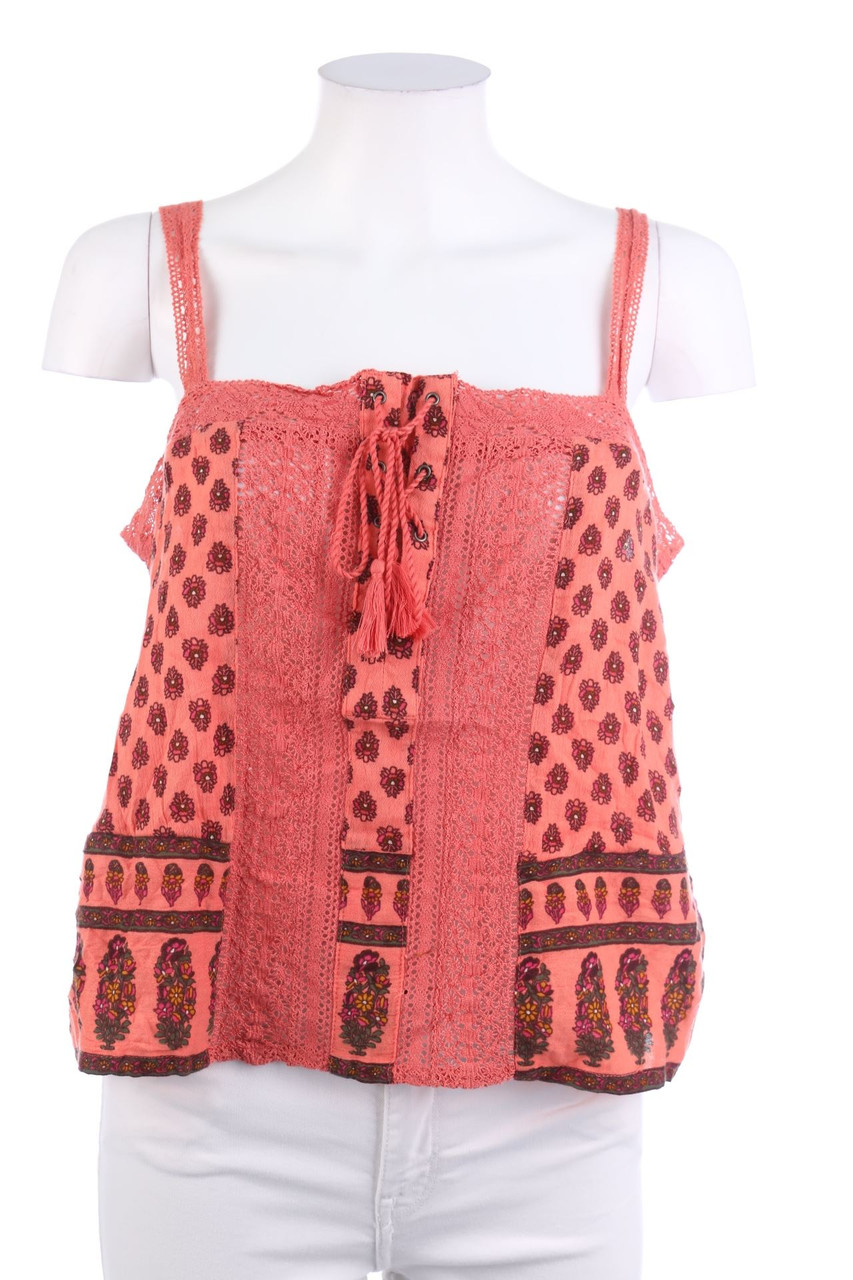 HOLLISTER - Boho-Top mit Häkelspitze - M