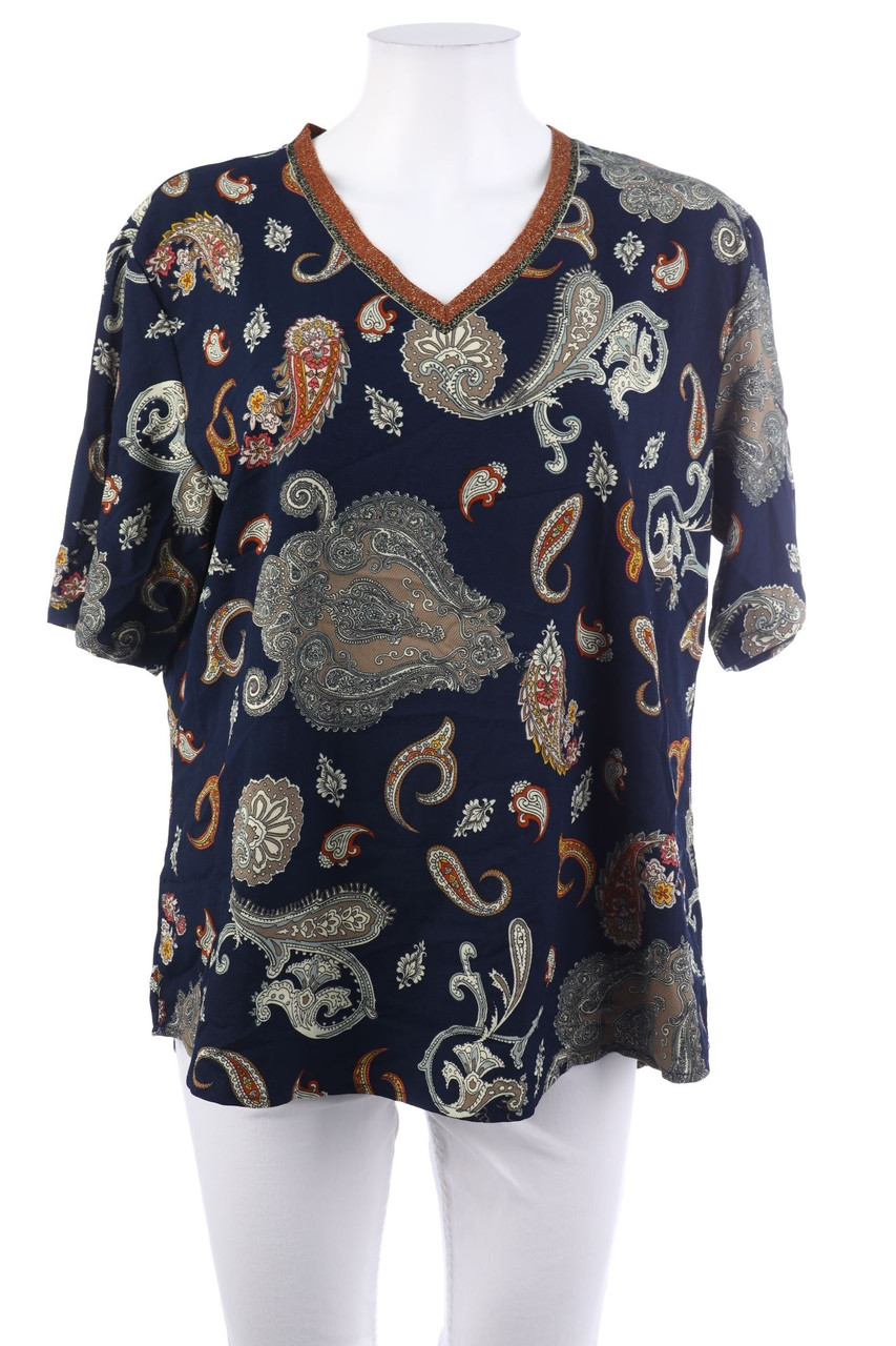 b.young - Kurzarm-Bluse - 2XL