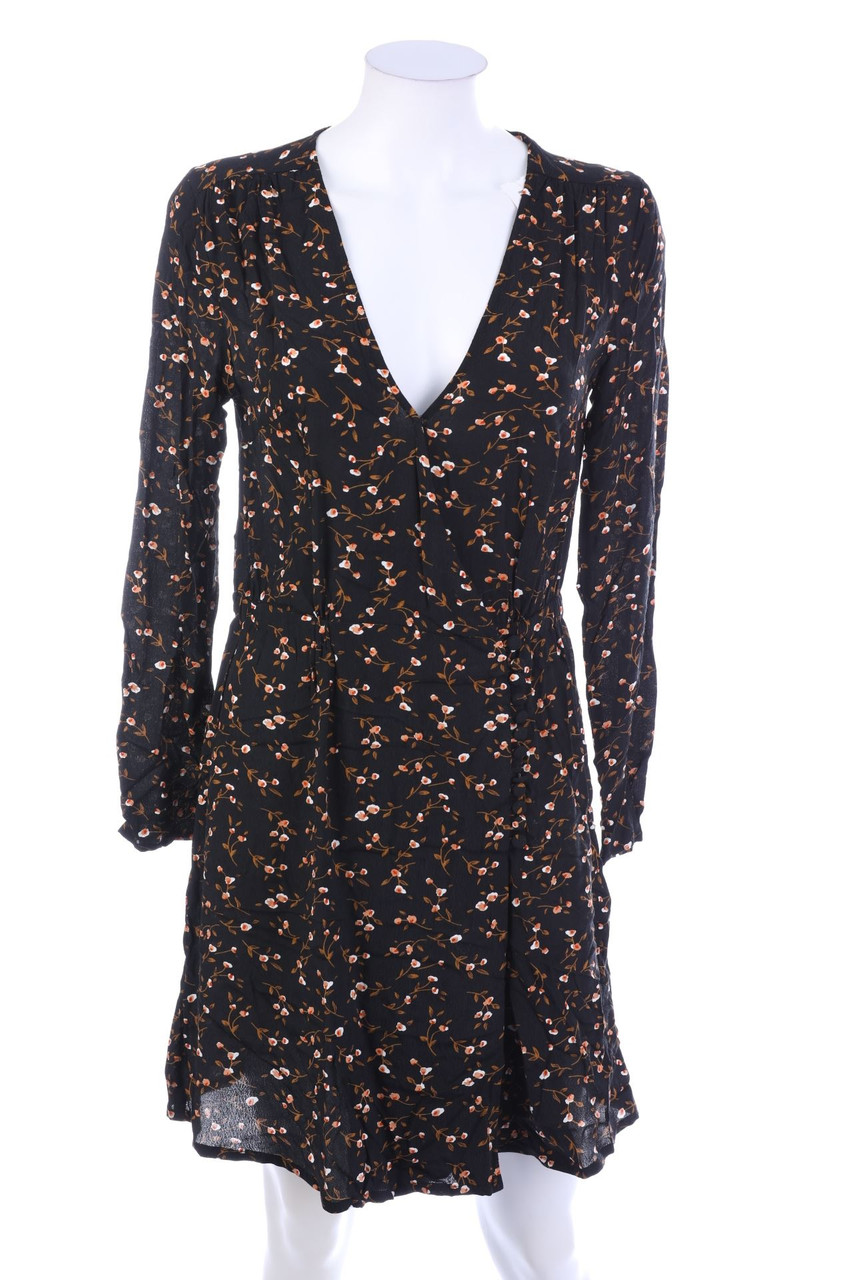 zebra - Kleid aus Viskose mit langem Ärmel - S