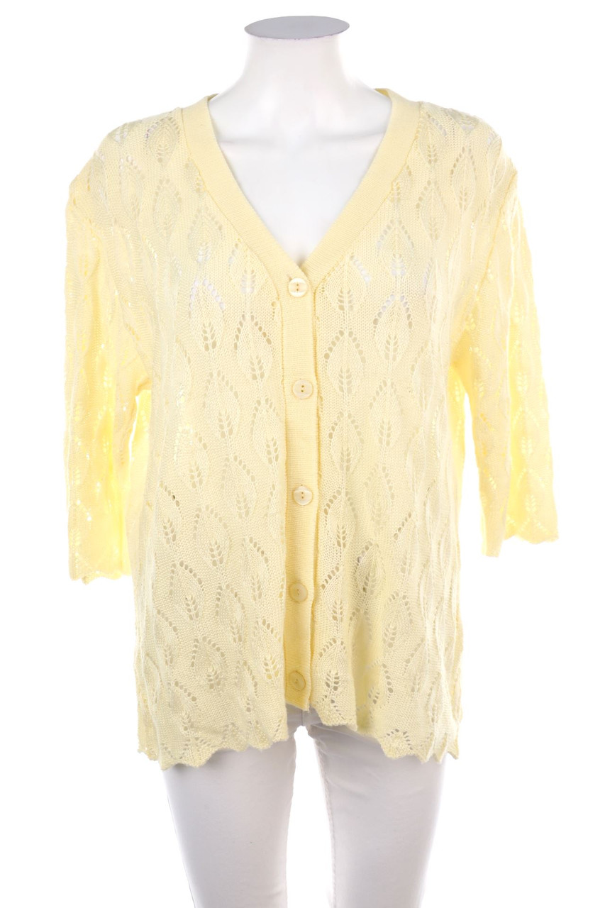 SECONDHAND - Cardigan mit Lochstrick-Details - XL