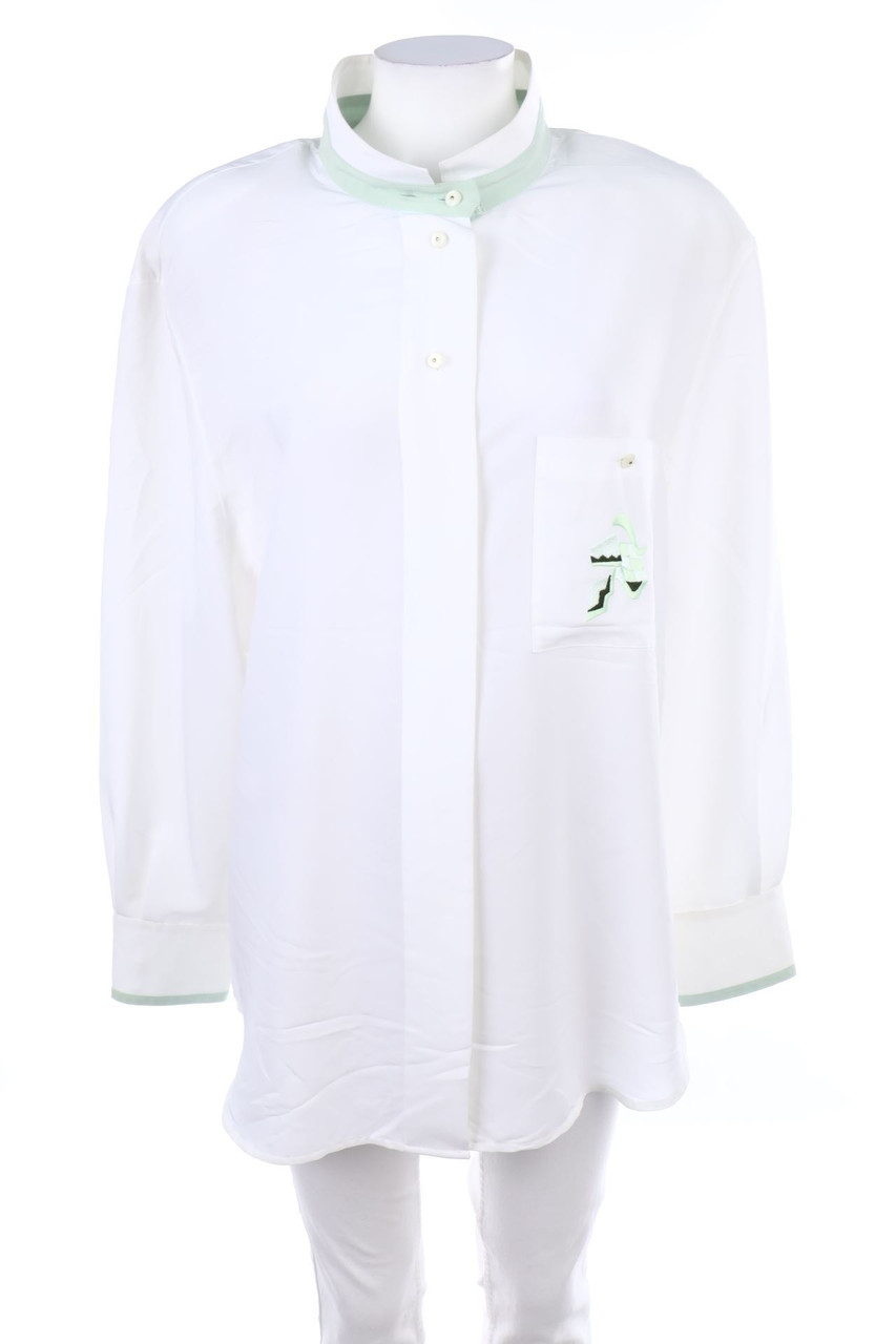 BASLER - Hemd-Bluse mit Stickereien - D 46