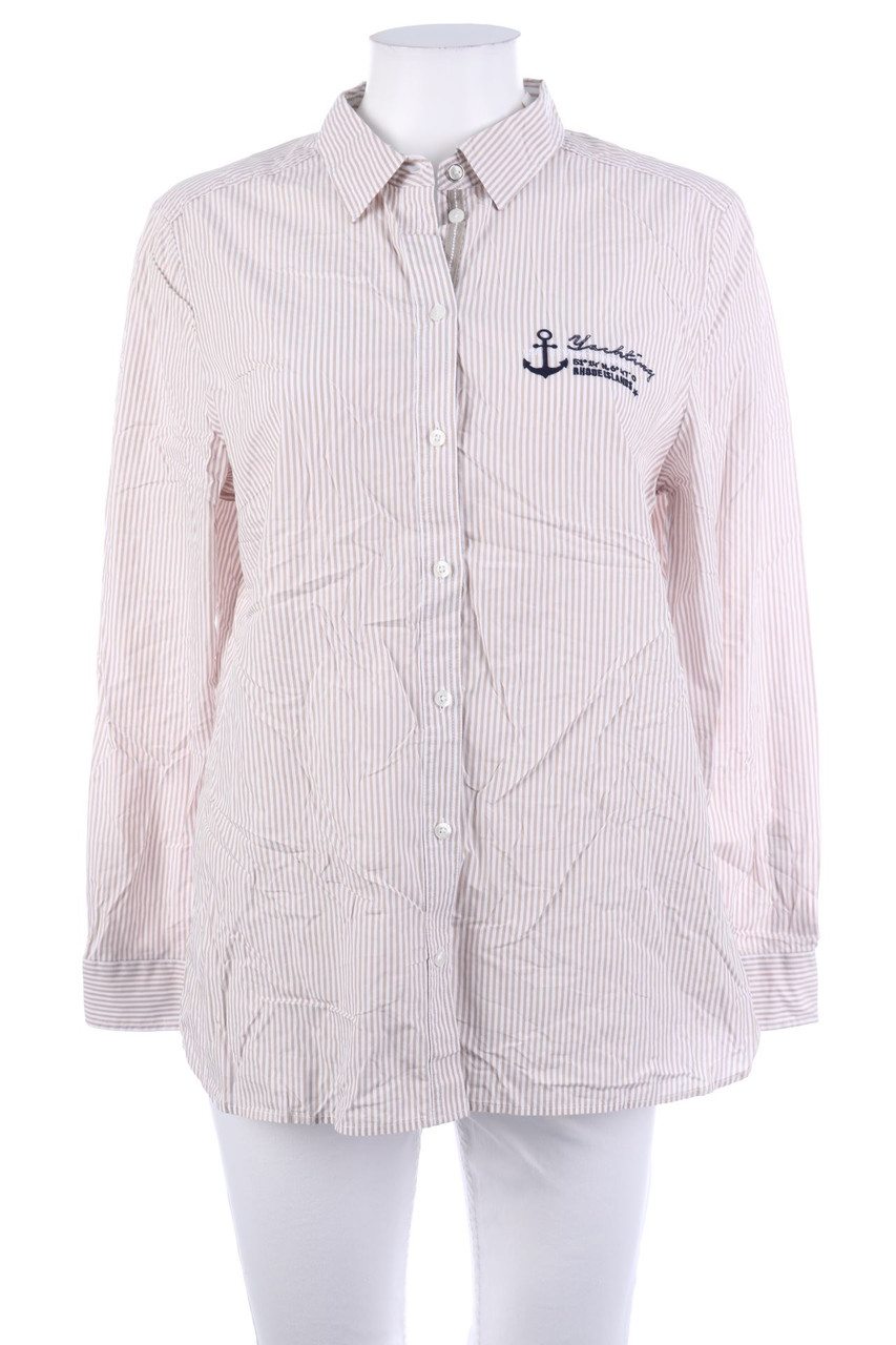 Christian Berg - Hemd-Bluse mit Streifen - XL