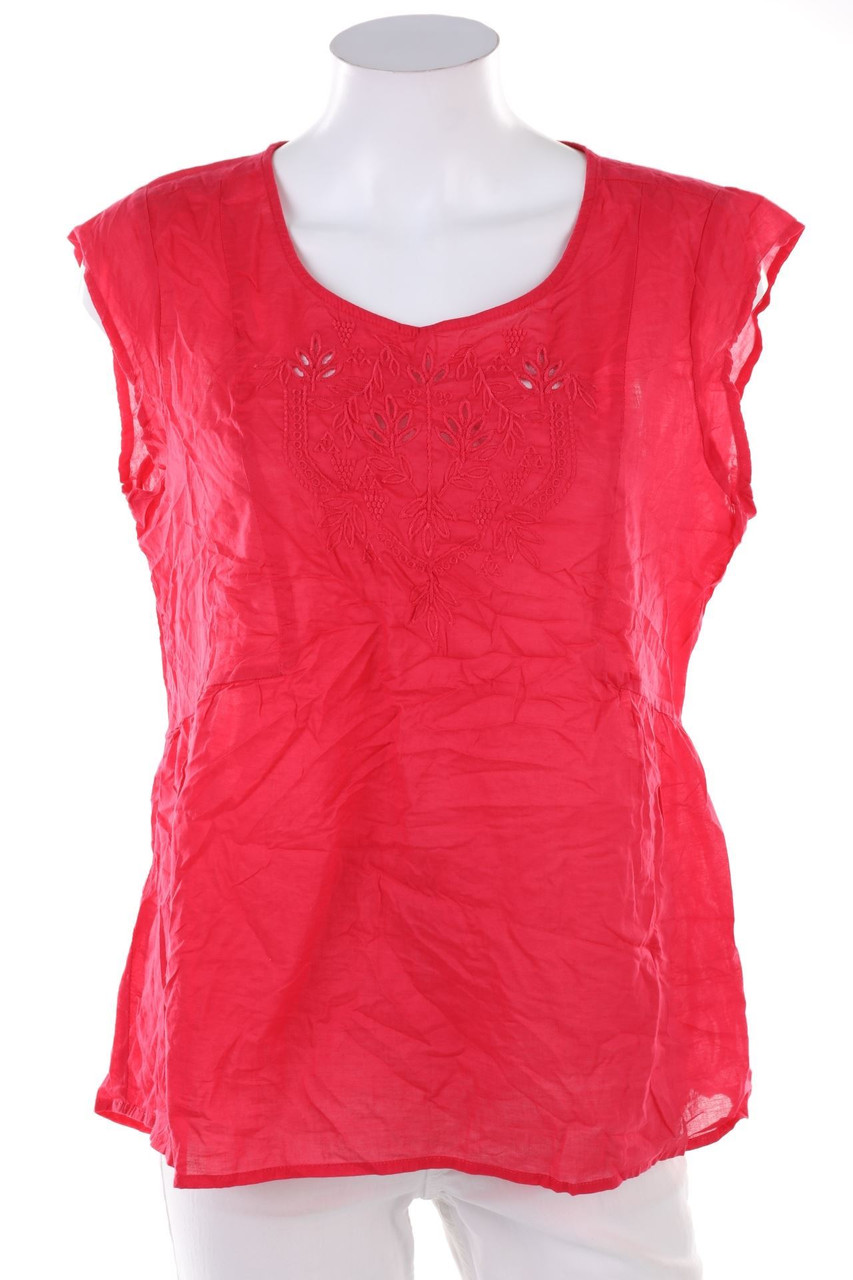 Yessica by C&A - Kurzarm-Bluse mit Stickereien - D 42