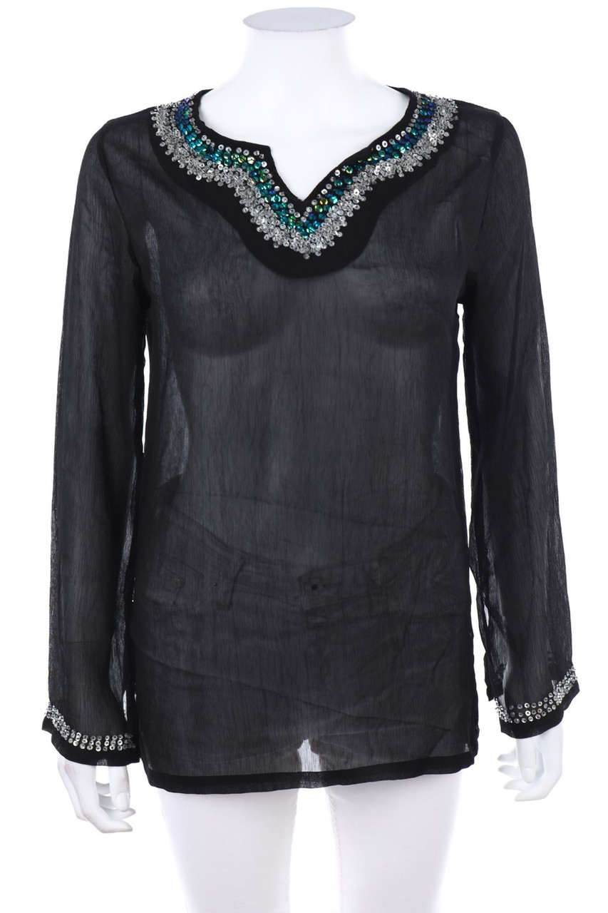 orsay - Bluse mit Pailletten - L