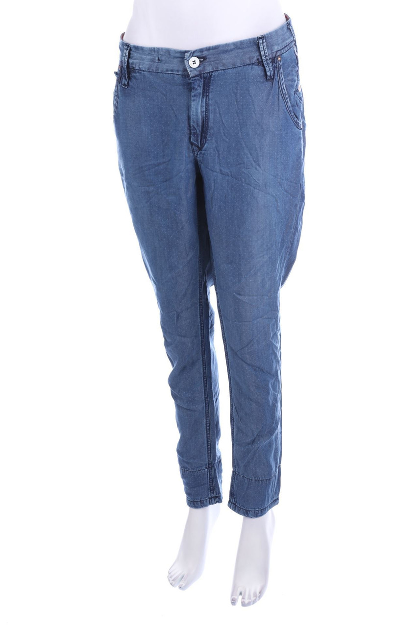 Hilfiger Denim - Used Look Straight Cut Jeans mit Punkten - W27