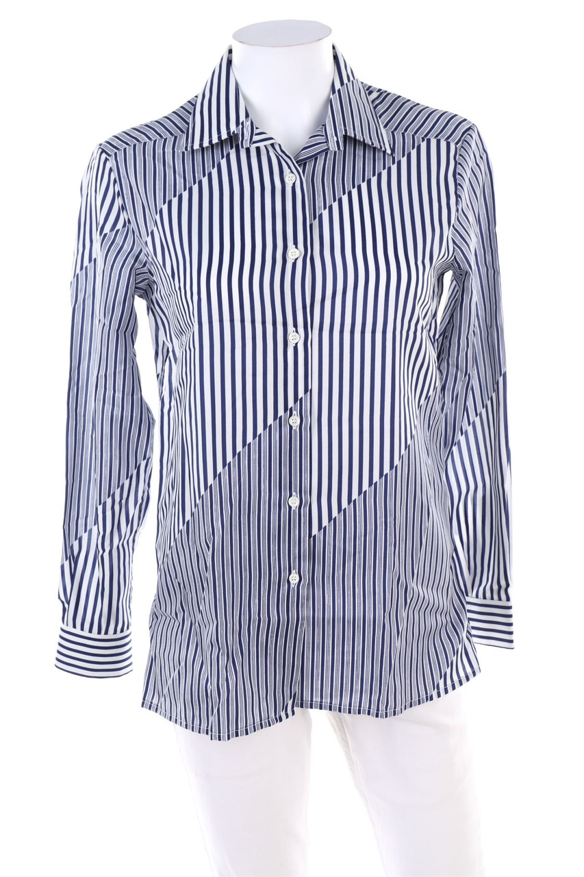 SECONDHAND - Hemd-Bluse mit Streifen - M