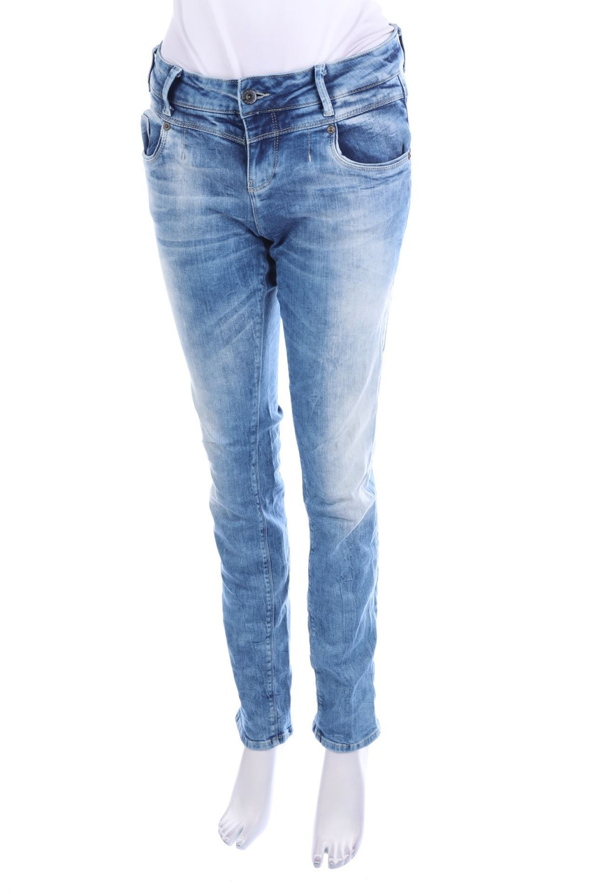 M.O.D Miracle of Denim - Used Look Straight Cut Jeans - W28