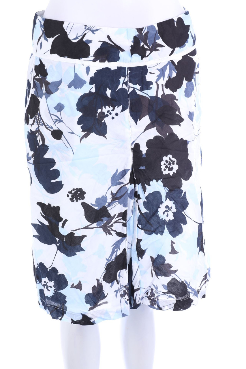 Street One - Baumwoll-Rock mit Blumen-Print - M