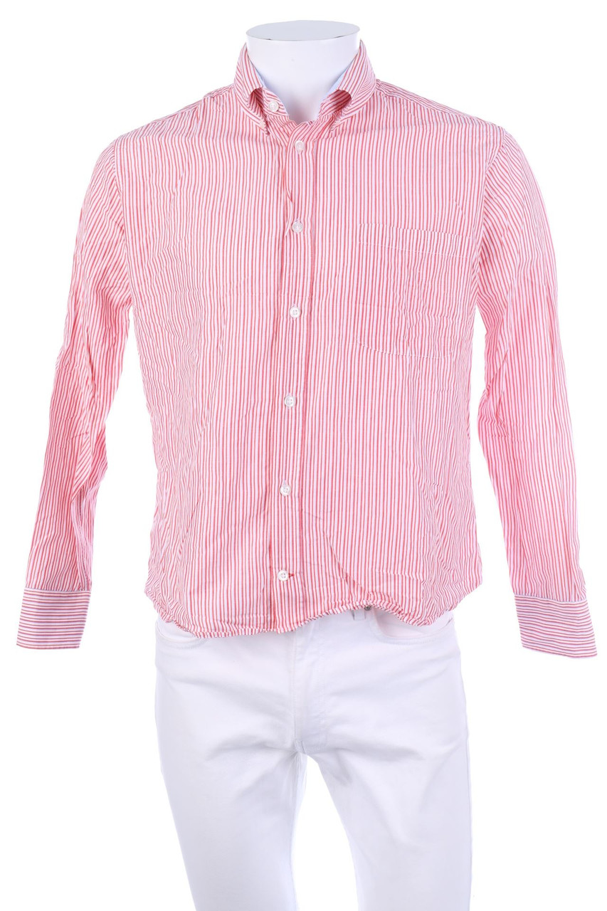 SECONDHAND - Leinen-Hemd mit Streifen - M