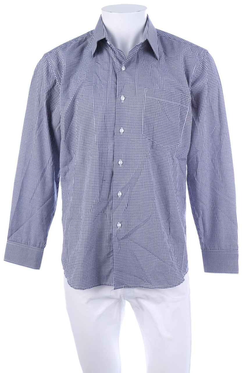 SECONDHAND - kariertes Hemd mit langem Ärmel - M