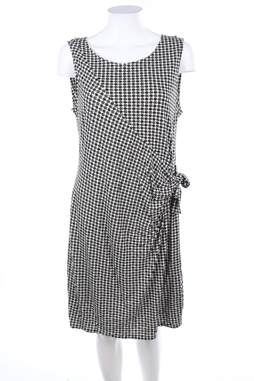 TAIFUN - Print-Kleid mit Drapierung - XL