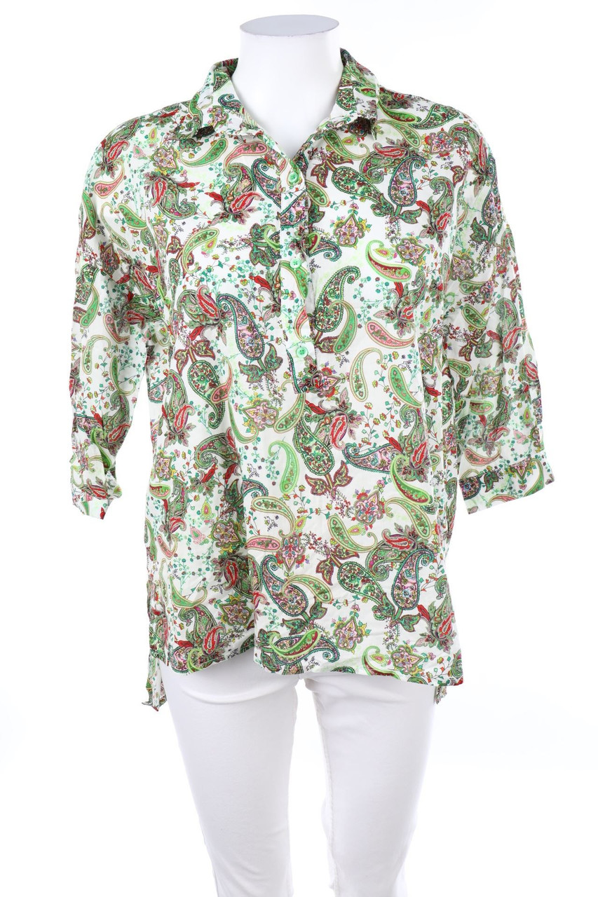 Emily van den Bergh - Print-Bluse mit 3/4-Ärmel - XXL