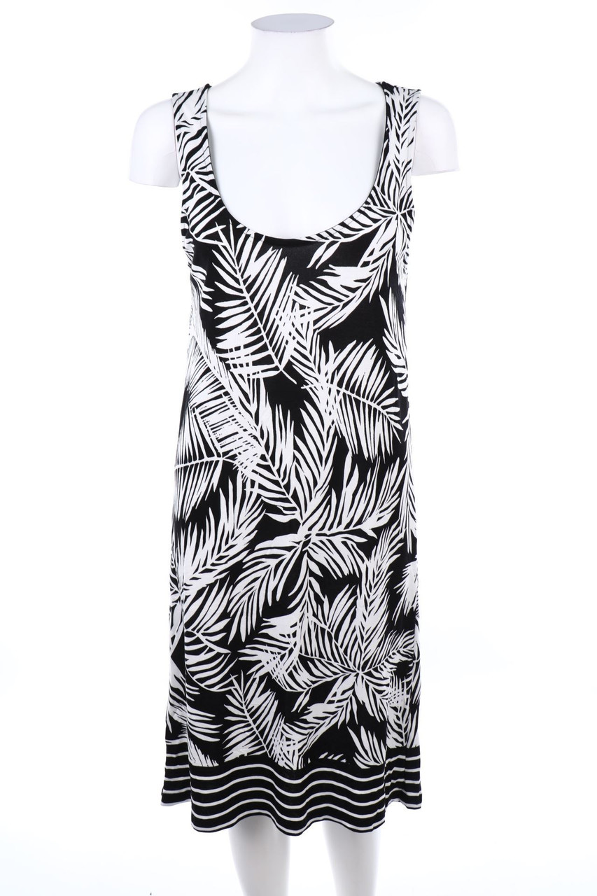 Ohne Label - Shift-Kleid mit Print - S