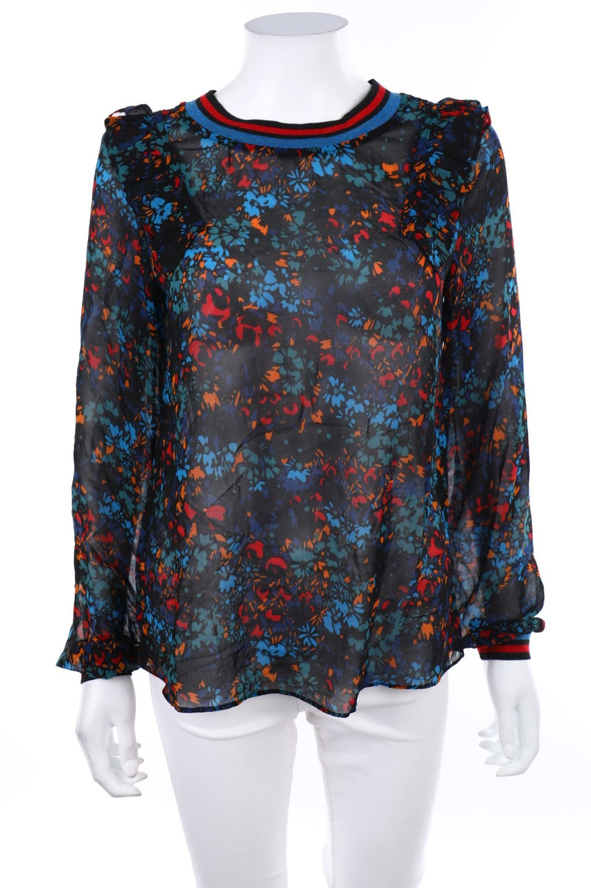 promod - Bluse mit Blumen-Print - M
