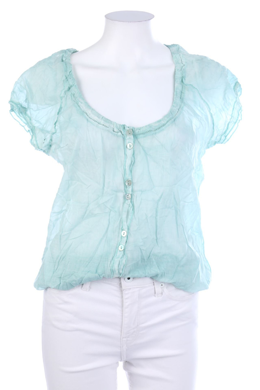 NILE atelier - Kurzarm-Bluse - M