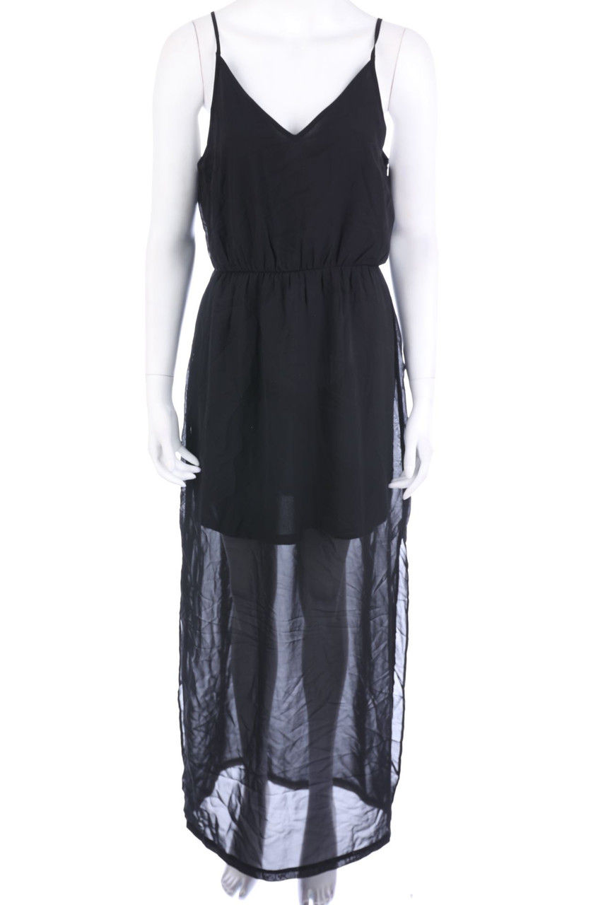 H&M - Chiffon-Maxi-Abendkleid - L