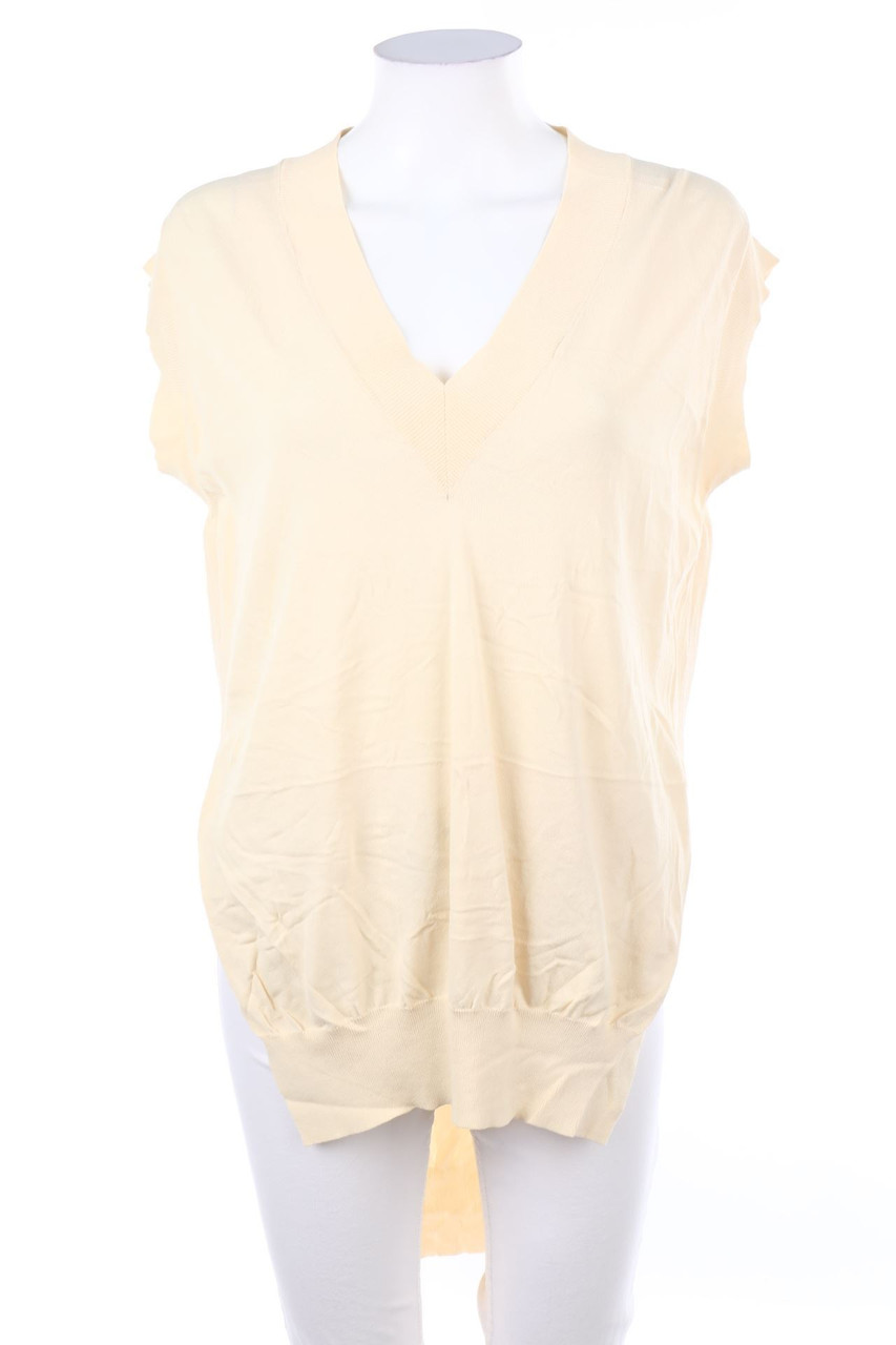 ERIKA CAVALLINI - Vokuhila-Strick-Top - S