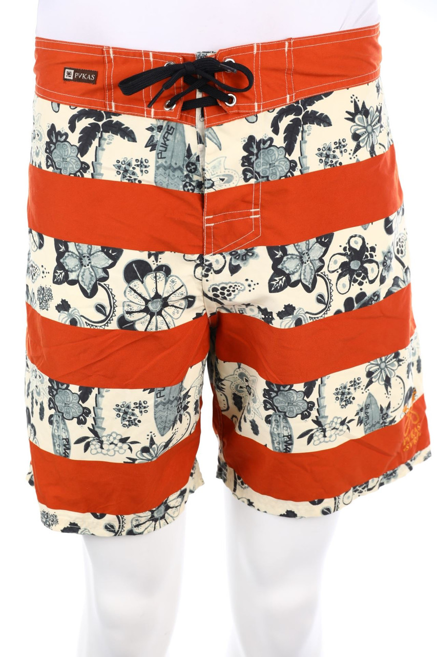SECONDHAND - Schwimm-Shorts mit Print - XXS